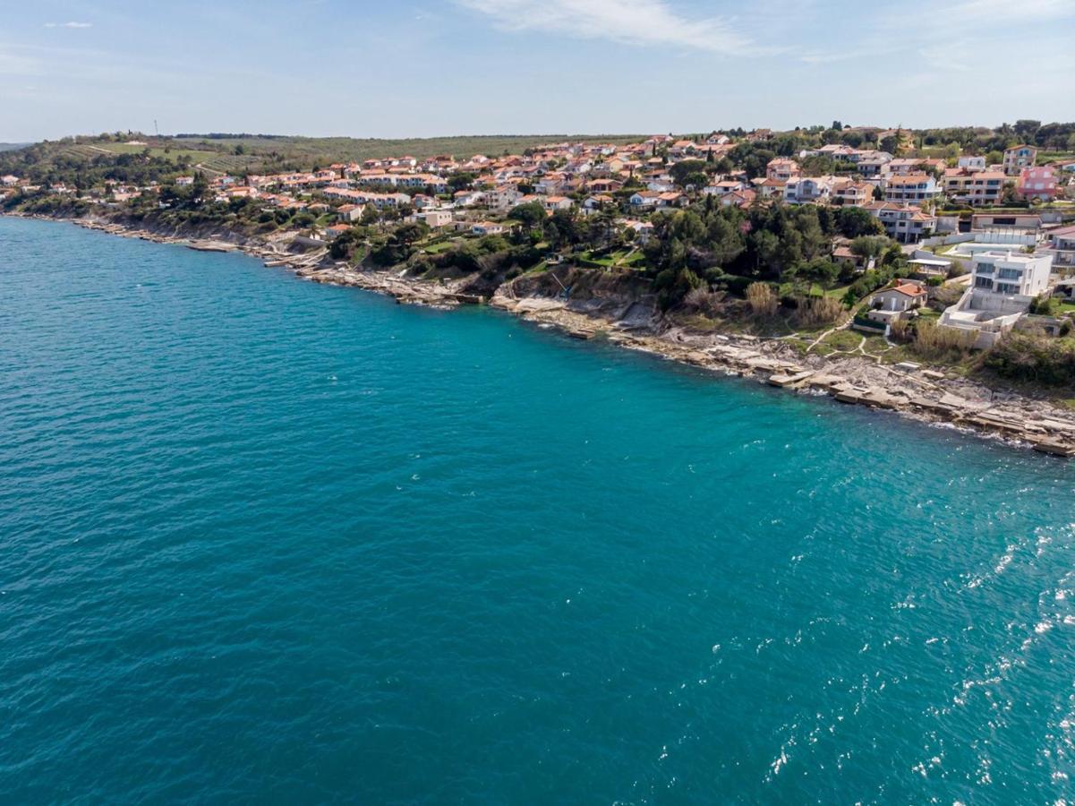 Villa Milena With Pool And Sea View 克尔维尼维赫 外观 照片