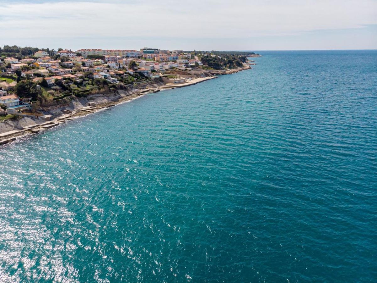 Villa Milena With Pool And Sea View 克尔维尼维赫 外观 照片
