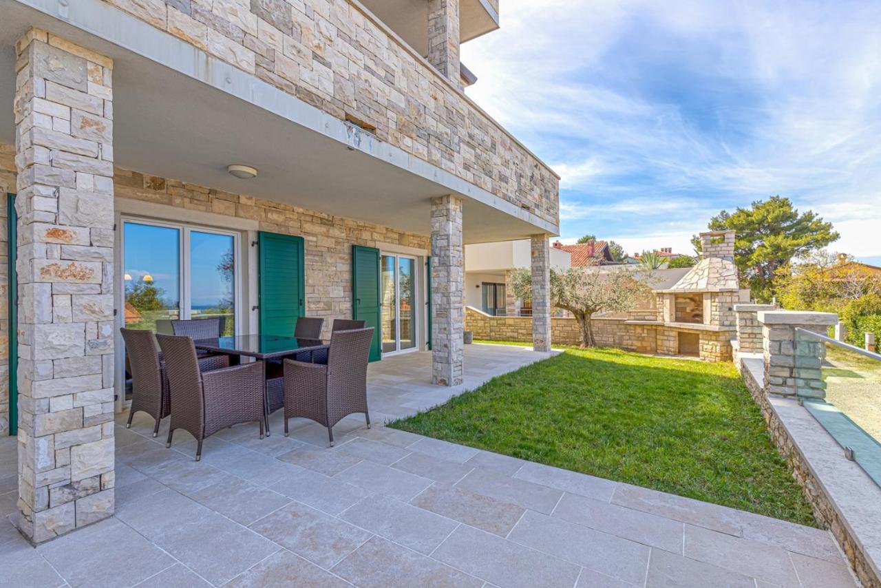 Villa Milena With Pool And Sea View 克尔维尼维赫 外观 照片