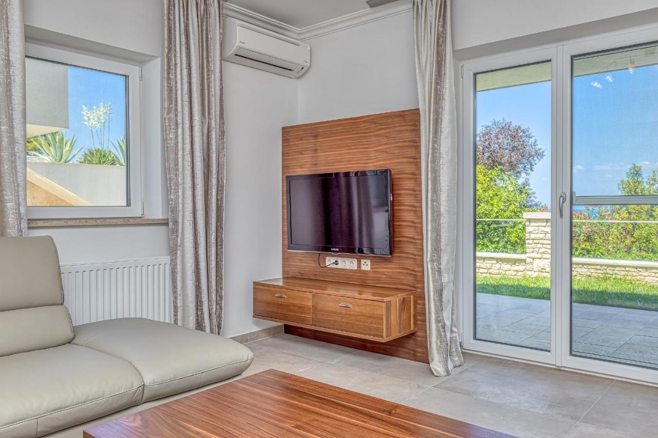 Villa Milena With Pool And Sea View 克尔维尼维赫 外观 照片